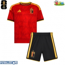 Belgia Alexis Saelemaekers #22 Hjemmedraktsett Barn VM 2026 Kortermet (+ Korte bukser)